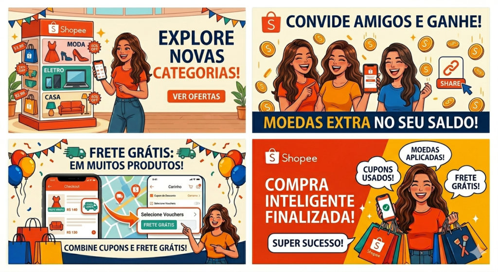 Cupom de desconto Shopee de R$ 25 para compras acima de R$ 200