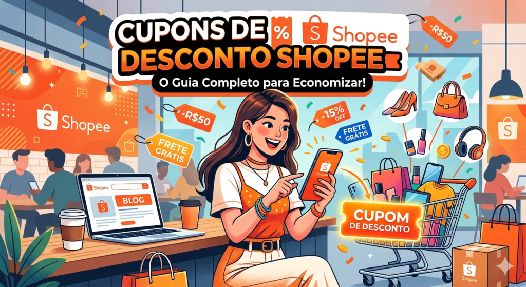 Cupom de desconto Shopee trazendo economia nas compras internacionais
